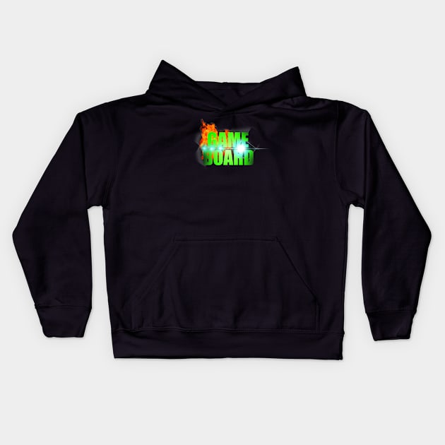 Game Board Kids Hoodie by funbuttonpress